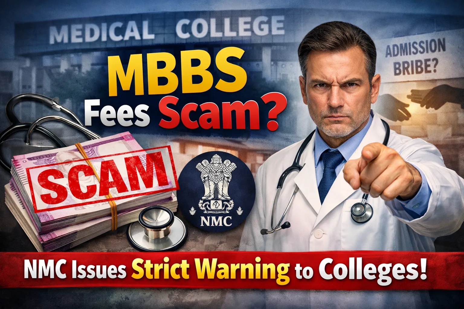 MBBS Fees Scam? Strict Warning Issued by NMC to Colleges